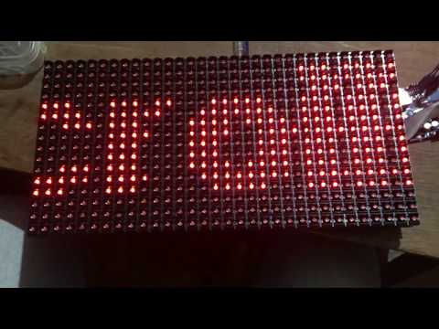 Interfacing P10 or 16x32 DMD Display with Arduino