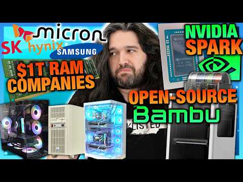 HW News - DRAM Companies Hit Trillions of Dollars, Bambu Open Source, NVIDIA Spark Concerns