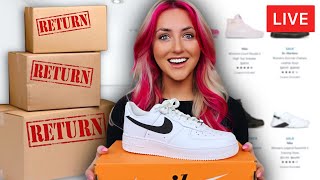 I Bought Shoe RETURNS + Giveaway! 🔴 LIVE STREAM 🔴