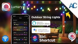 Lumary Smart String Lights | Crea la tua Illuminazione ambientale ideale nel Giardino o nel Gazebo