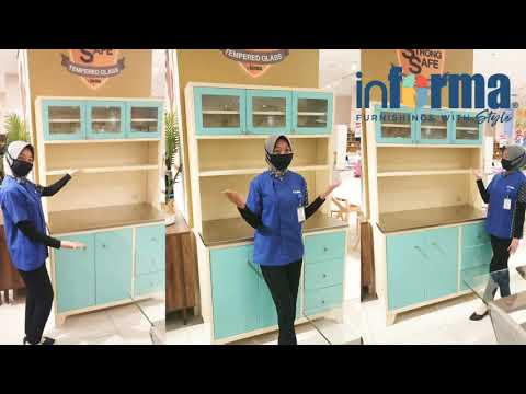 Gambar Informa Lennox Kabinet Dapur Metal - Biru