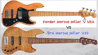 Video thumbnail for Fender Marcus Miller V Vs SIRE Marcus Miller V10 by Rama Natanael