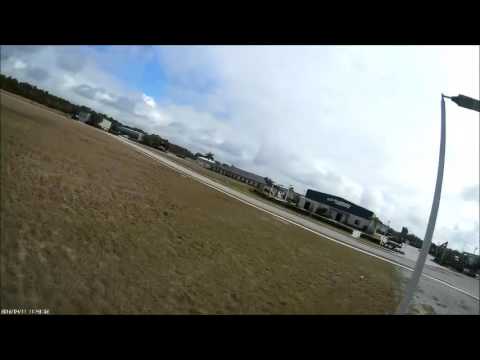 fpv flying with a 43" pinata from crashtesthobby