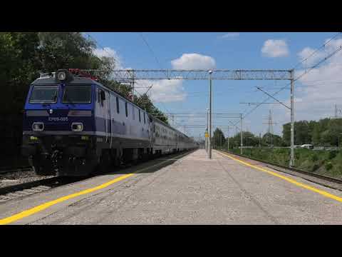 EP09-005 Kraków Lubocza z pociągiem pospiesznym "Wyspiański" nr IC 6300 relacji Wrocław - Przemyśl