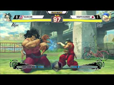 Kelvin Jeon (Hugo) vs Kazunoko (Yun) - Final Round 18 USF4 - 720p 60fps