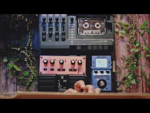 Lo-Fi Ambient Guitar and Tape Machine | ZOOM MS-70CDR | BOSS RC-20XL | FOSTEX X12 | Experimental
