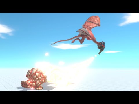 WYVERN Fire Breath vs Every Unit - Animal Revolt Battle Simulator