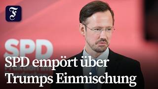 SPD kritisiert Trump-Gratulation an die AfD