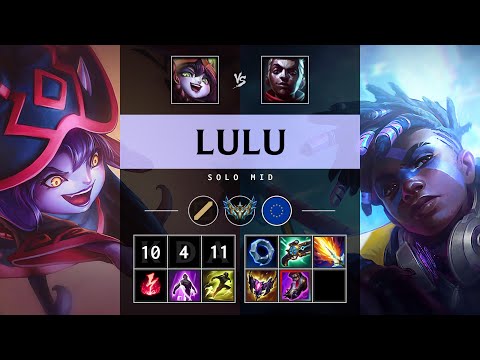 Lulu Mid vs Ekko - EUW Challenger Patch 25.17