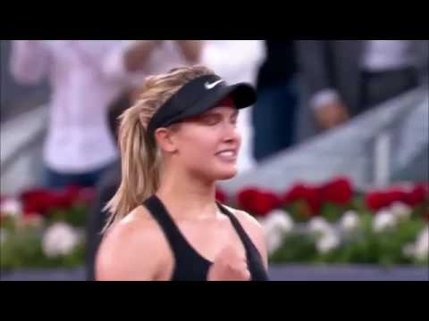 Bouchard Sharapova handshaking