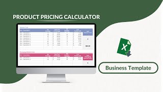 Product Pricing Calculator Excel Template