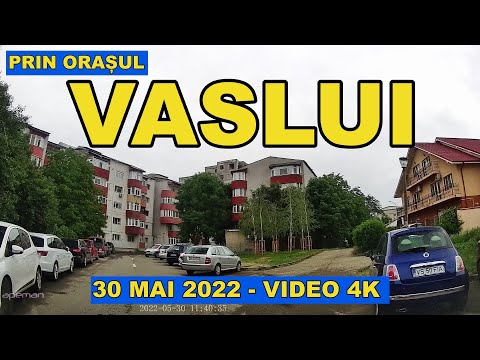 Orasul VASLUI traseu Aurocor - Crucea Garii - Traian - Andrei Saguna - Spitalul vechi video mai 2022