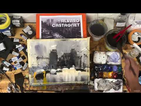 How to Paint Watercolours | Harbour Bridge Crossing