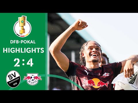 Xavi scores the dagger! | SV Sandhausen vs. RB Leipzig 2-4 | Highlights | DFB-Pokal