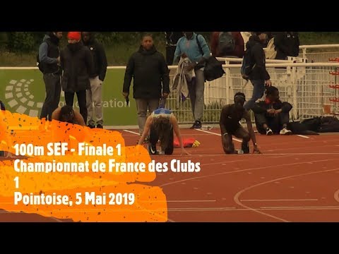 100M F1 SEF - Championnat de France des Clubs - Tour I - Pointoise 5 Mai 2019