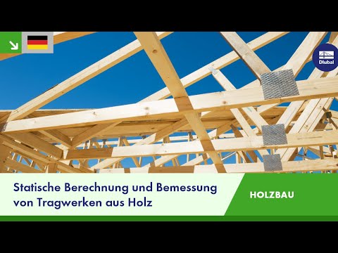 Statische Berechnung und Bemessung von Tragwerken aus Holz | Dlubal Software