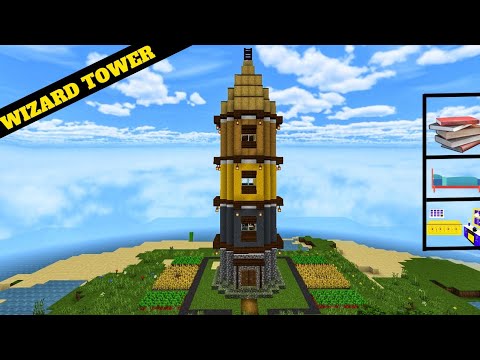 Groupie Gaming - Minecraft: How To Build A Wizard Tower | How To Build Tower In Minecraft