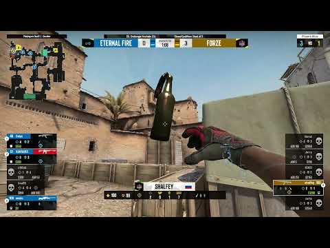 Eternal Fire vs forZe – Map 3 Dust2 - ESL Challenger Anaheim 2022: European Qualifier