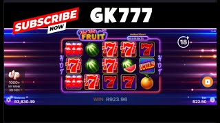 HOT HOT FRUIT / BIG WIN / SUPER HOT 7S / R22,50 SPINS #hotsevens #fruitslot #bigwin #happy
