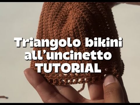 Crochet Triangle Bikini - TUTORIAL