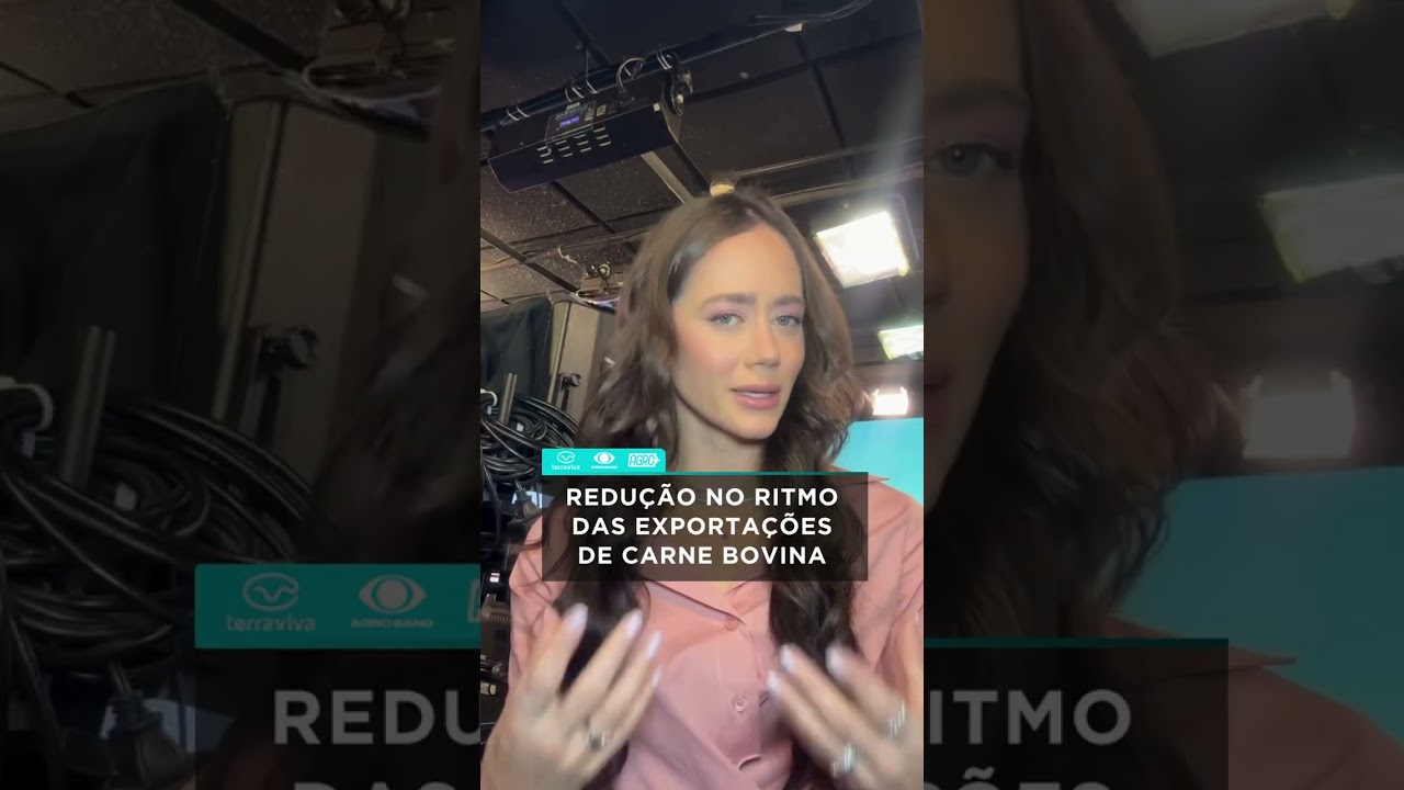 Redução no ritmo das exportações de carne bovina