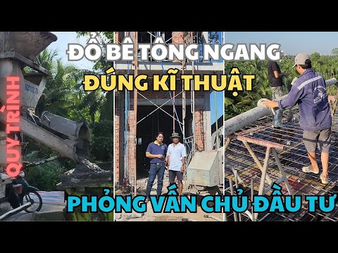 Thanh tra quá trình làm móng cọc l Phương Pháp đổ bê tông ngang quá chuyên nghiệp! Phỏng vấn Chủ Nhà