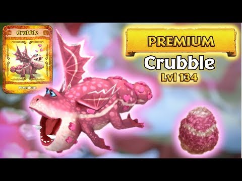Crubble (New Premium Gronckle) Max Level 134 Titan Mode | Dragons: Rise of Berk