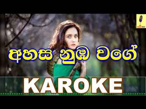 Ahasa Numba Wage - Roshan Fernando Karoke Without Voice