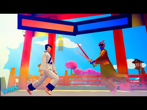 TAEKWONDO CHAMPION Vs EVERY MELEE UNIT - Totally Accurate Battle Simulator [TABS]
