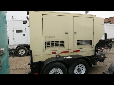 Used Kohler 57 kW prime rental diesel generator, John Deere engine 4512 Hrs, Yr 2006 - CSDG # 2035