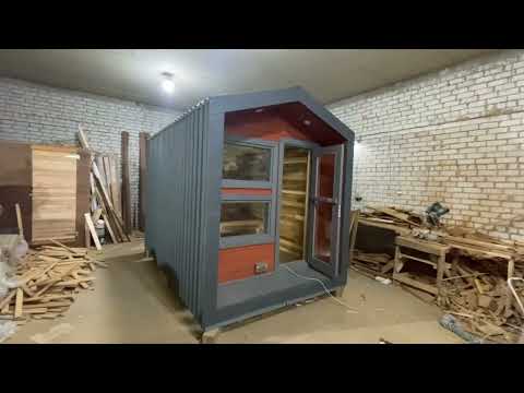 Сауна з передпокоєм та терасою 7,6 x 2,6 м Gartensauna-15