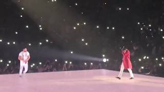 Drake brings out Gucci Mane out for “I Think I Love Her”. In Atlanta