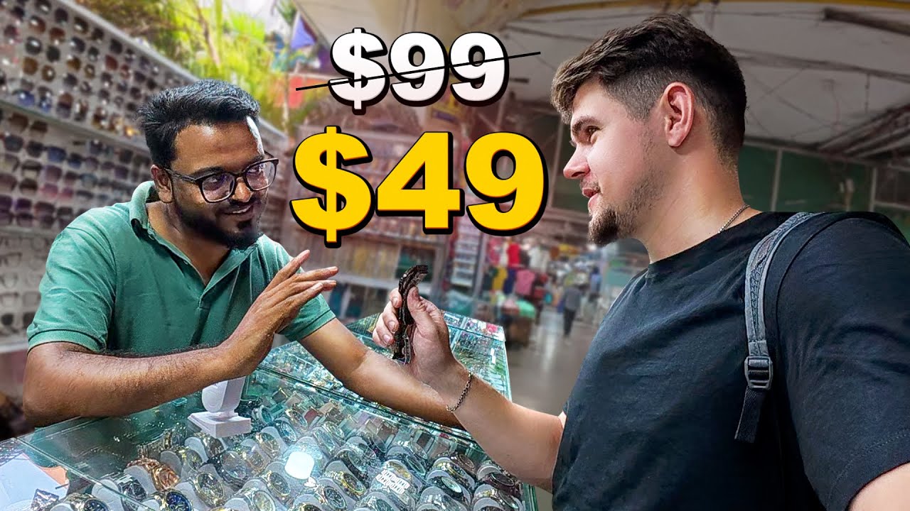 ⁣Bargaining for EVERYTHING in Bangladesh