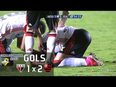 Gols - Atlético Goianiense 1 x 2 Flamengo - Copa do Brasil 2017 - Globo HD