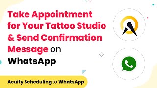 Take Appointment for Your Tattoo Studio & Send Confirmation Message on WhatsApp