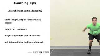 60. Lateral Broad Jump (Reactive)