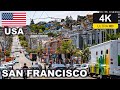 4K SAN FRANCISCO Walking Tour USA