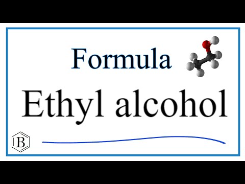 How to Write the Formula for Ethyl alcohol