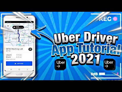 Part of a video titled How To Use Uber Driver App - 2021 Training & Tutorial - YouTube