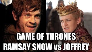 Game of Thrones Cast - Who is worse Joffrey or Ramsay Snow?