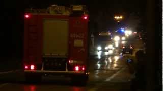 preview picture of video 'Nocny Przejazd Alarmowy: 441[L]21 Mercedes-Benz Atego 1325 + Powrót 441[L]22- JRG Kraśnik (HD)'