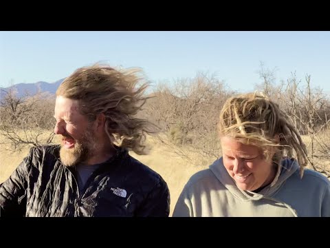 This Blew Us Away! Braving the Wind & Laying Earthbags (Chicken Garden Day 72)