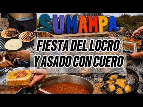 LA COMIDA MÁS RICA EN 📍SANTIAGO DEL ESTERO - EN LA FIESTA DEL LOCRO Y ASADO CON CUERO