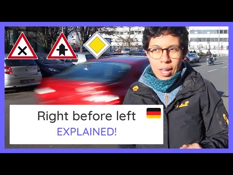 Right before left GERMAN TRAFFIC Rule 🚗💨!