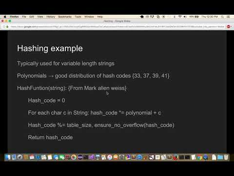 Quick Intro to Hashing