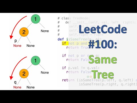 Leetcode 100 Same Tree Recursion