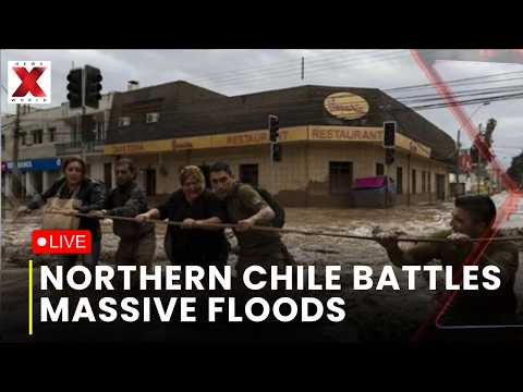Chile Battles Floods Live : Historic Downpour Leaves Iquique Streets Completely Submerged