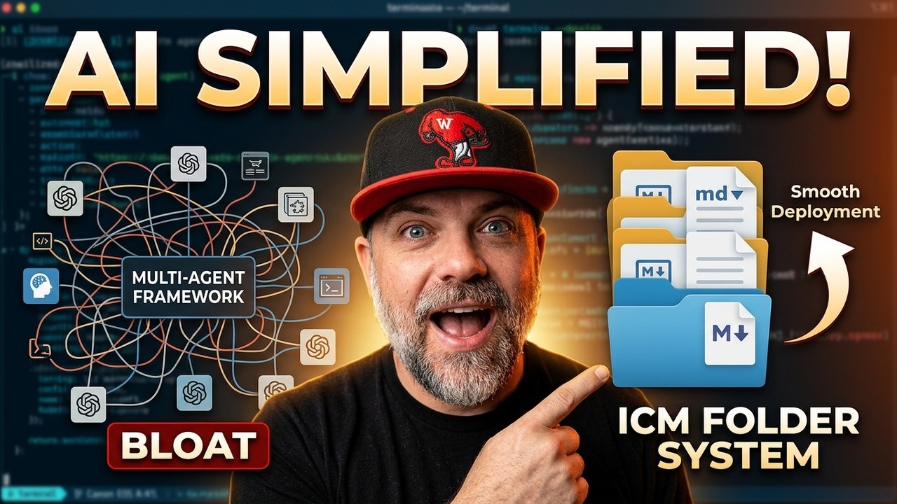 I built a sales funnel with AI in one session using the ICM folder system, full build on YouTube
