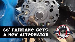 Diagnosing and replacing the alternator on my 66 Fairlane.