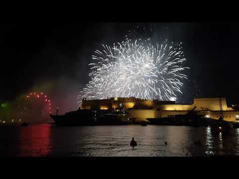 Malta International Fireworks Festival 2018 Grand Finale Show - 1080p 1/2